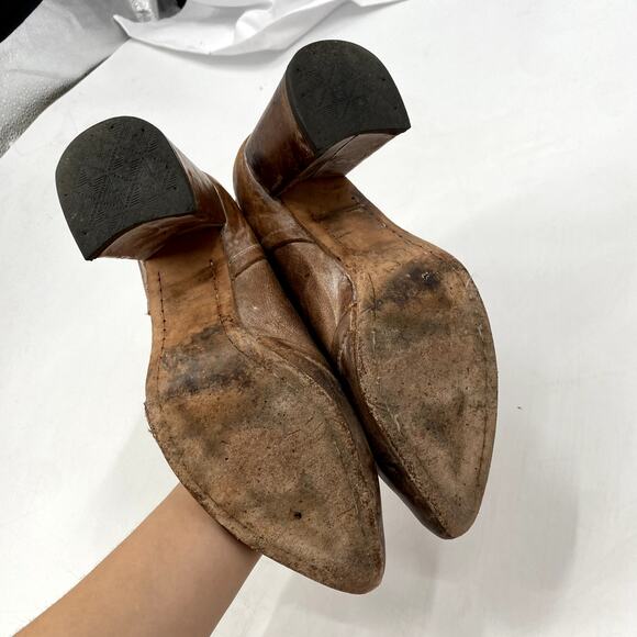 Freebird by Steven 6 Joey Tan Brown Buckle booties - Picture 9 of 9